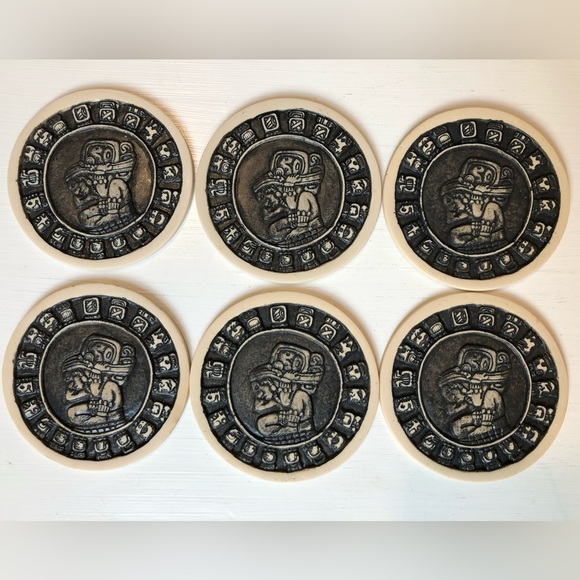 New Tiki God Coaster Set - Picture 1 of 6